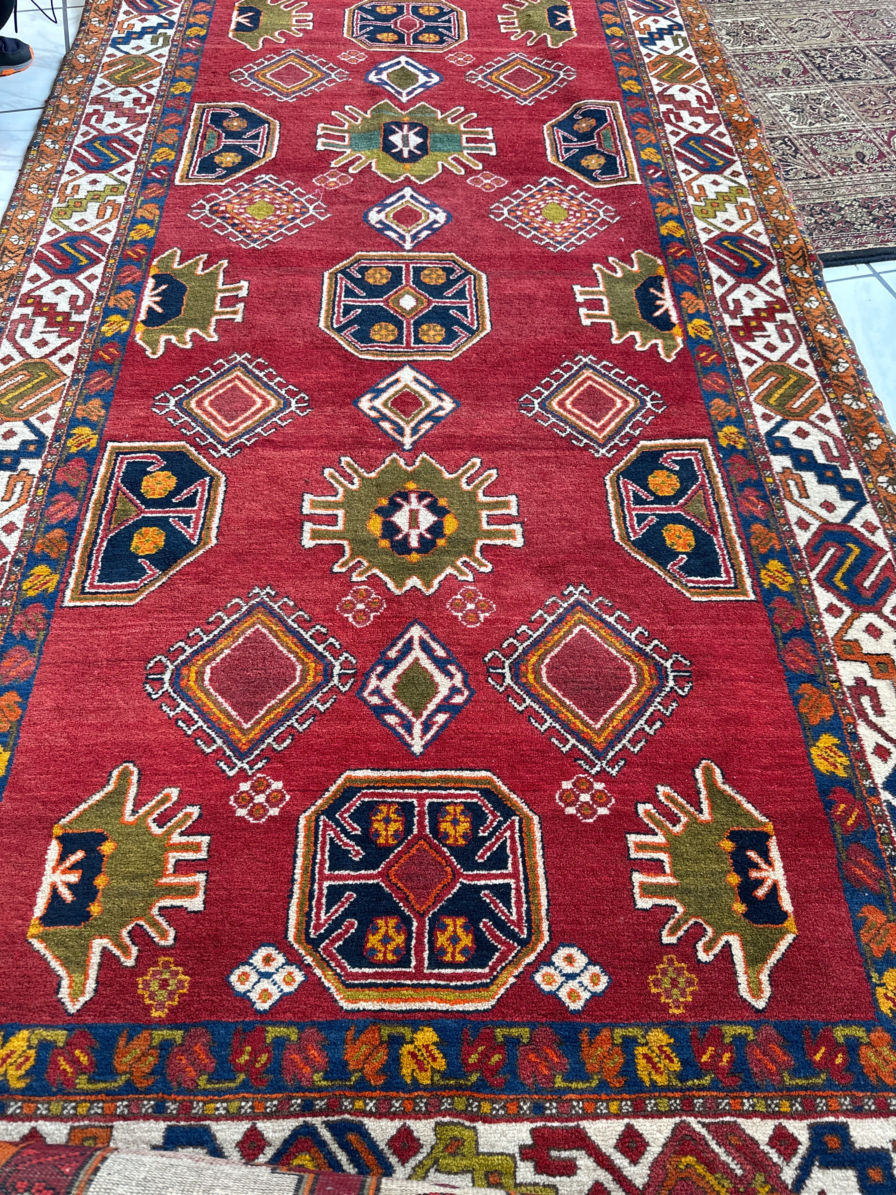 Persian Meshgi Wool Runner 5x11