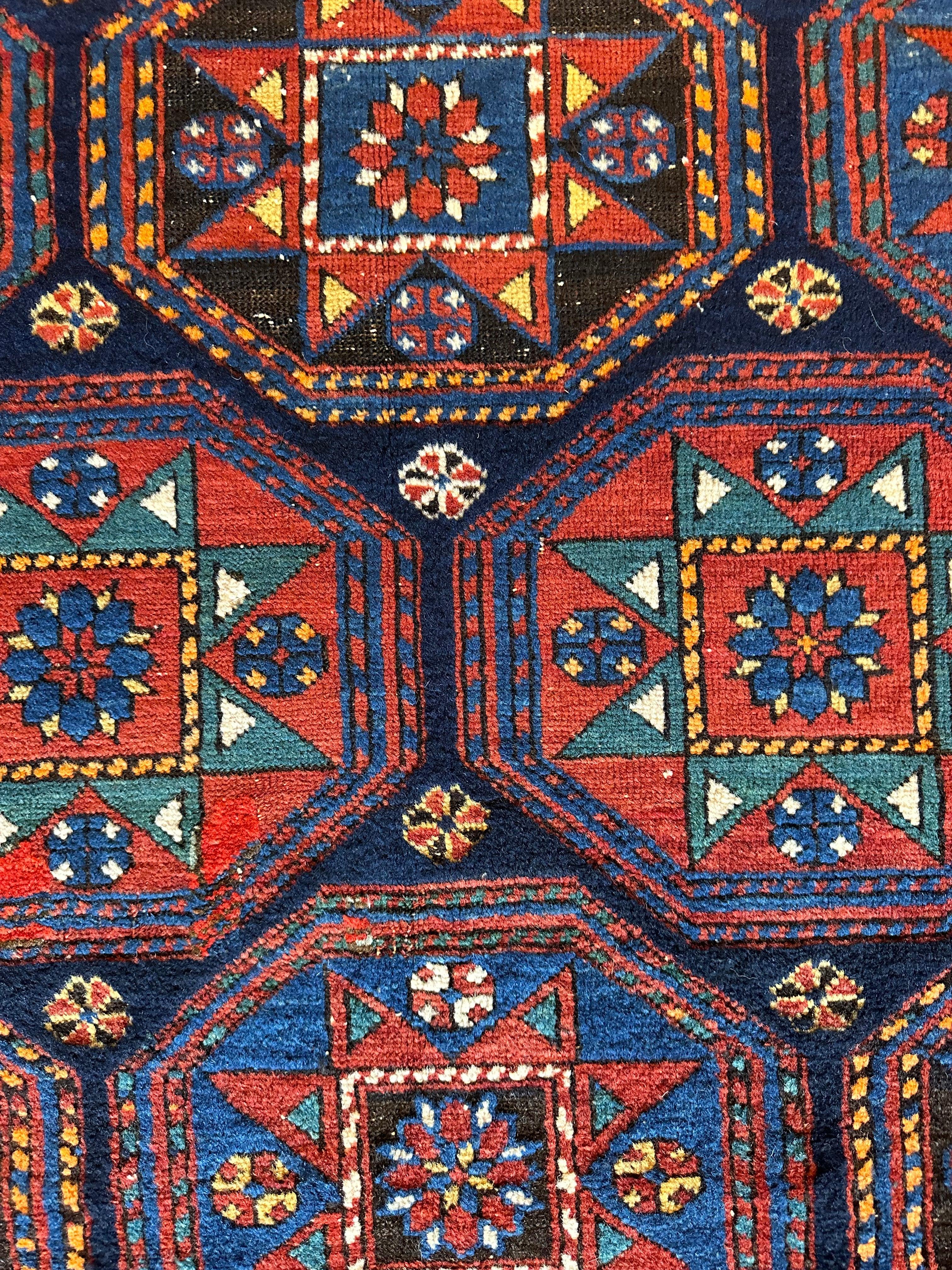 1880's Antique Shirvan Rug 5 X 10