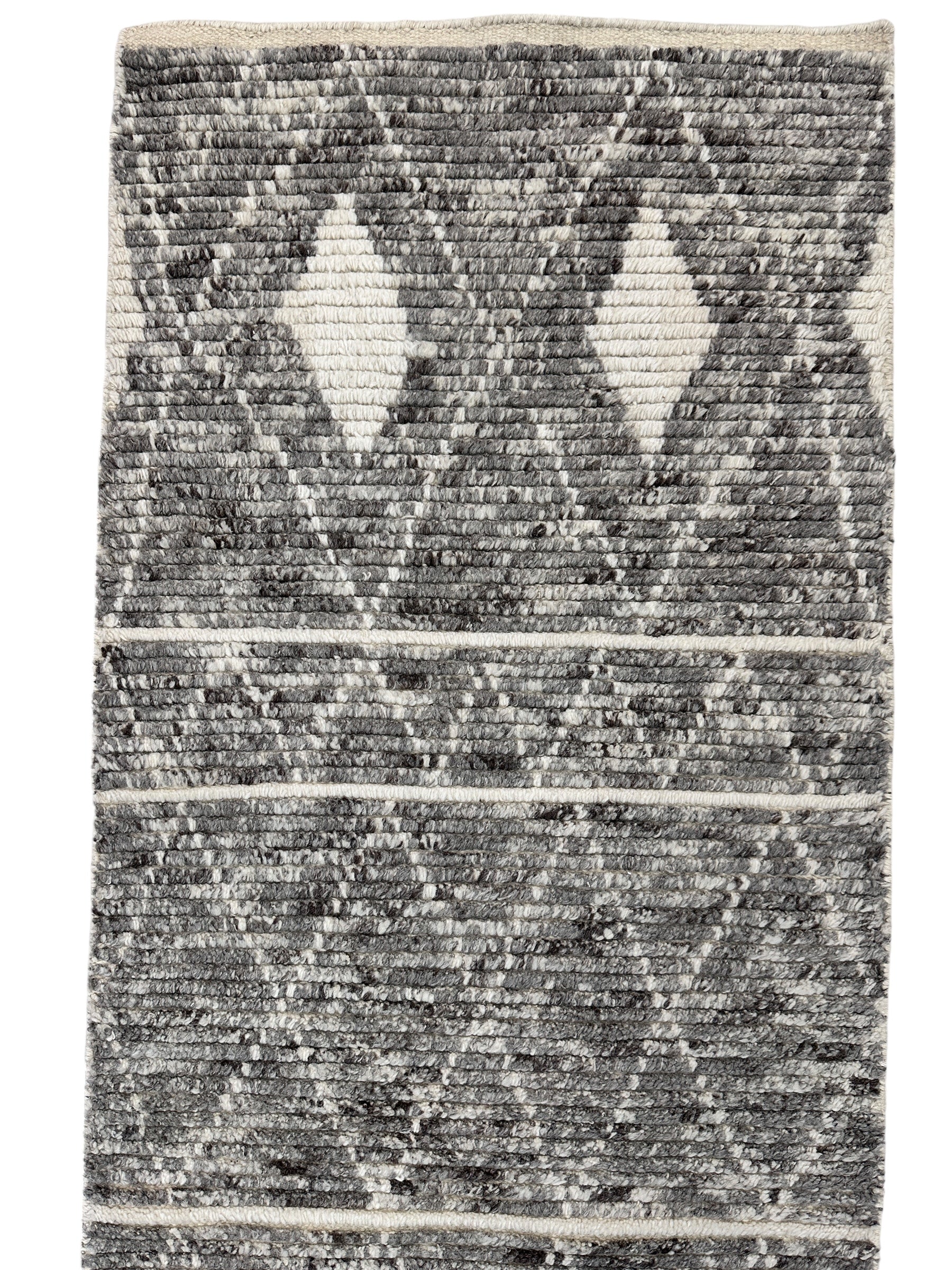 Hand-knotted Indo-Berber Runner Rug 2’6” x 7’9”