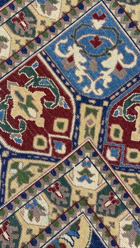 Handmade Afghani Gumbad Dome Area Rug 8 x 11