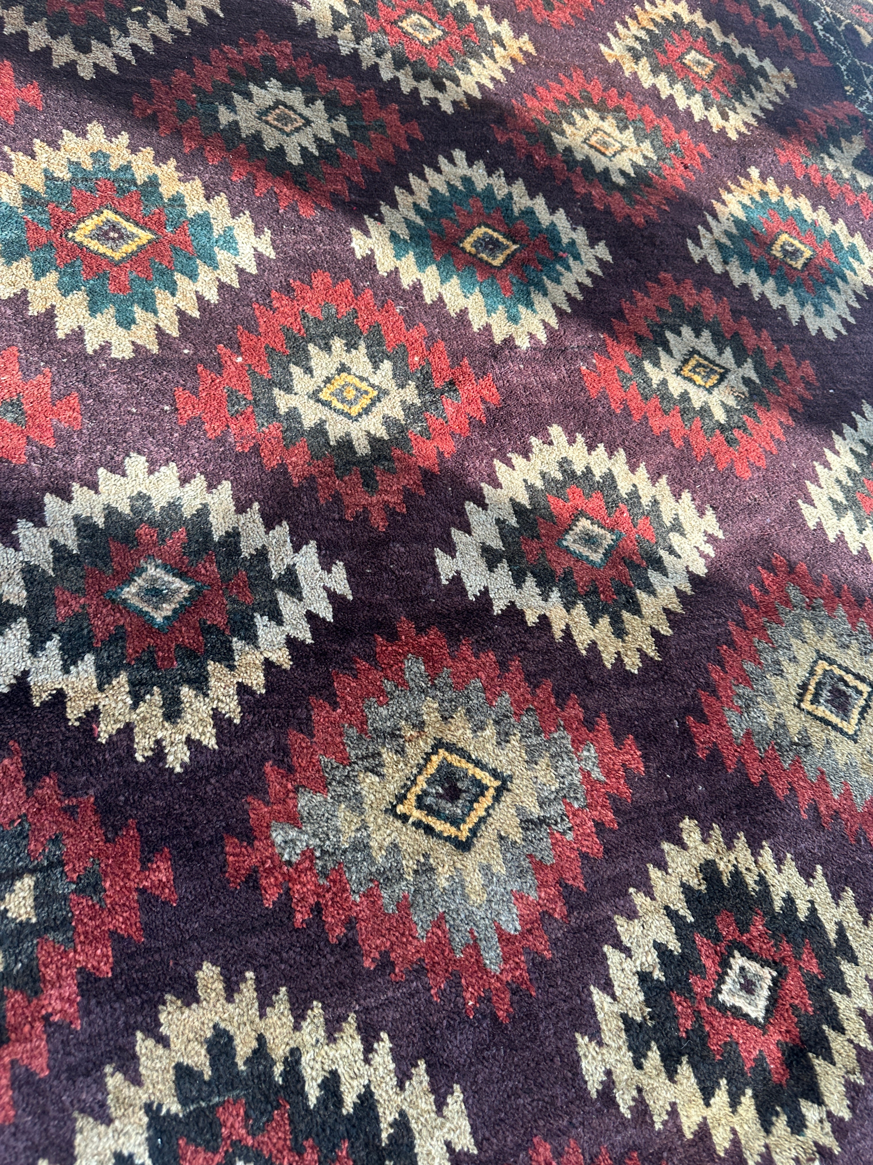 Antique 1900’s Tribal Baluch Wool Rug 4’5” x 8’6”