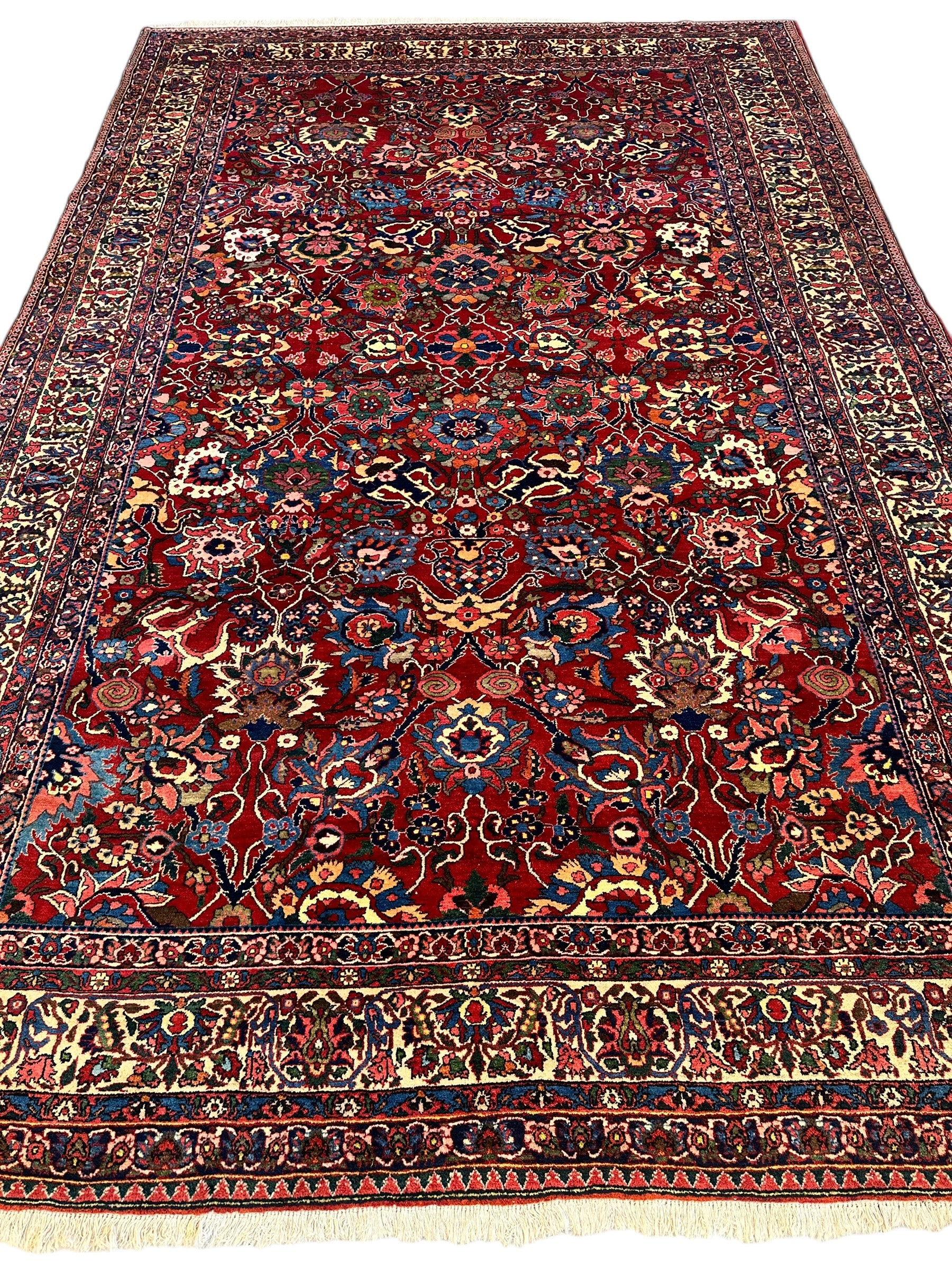 Antique Persian Bakhtiari Rug – Timeless Masterpiece 8'6" x 13'2"