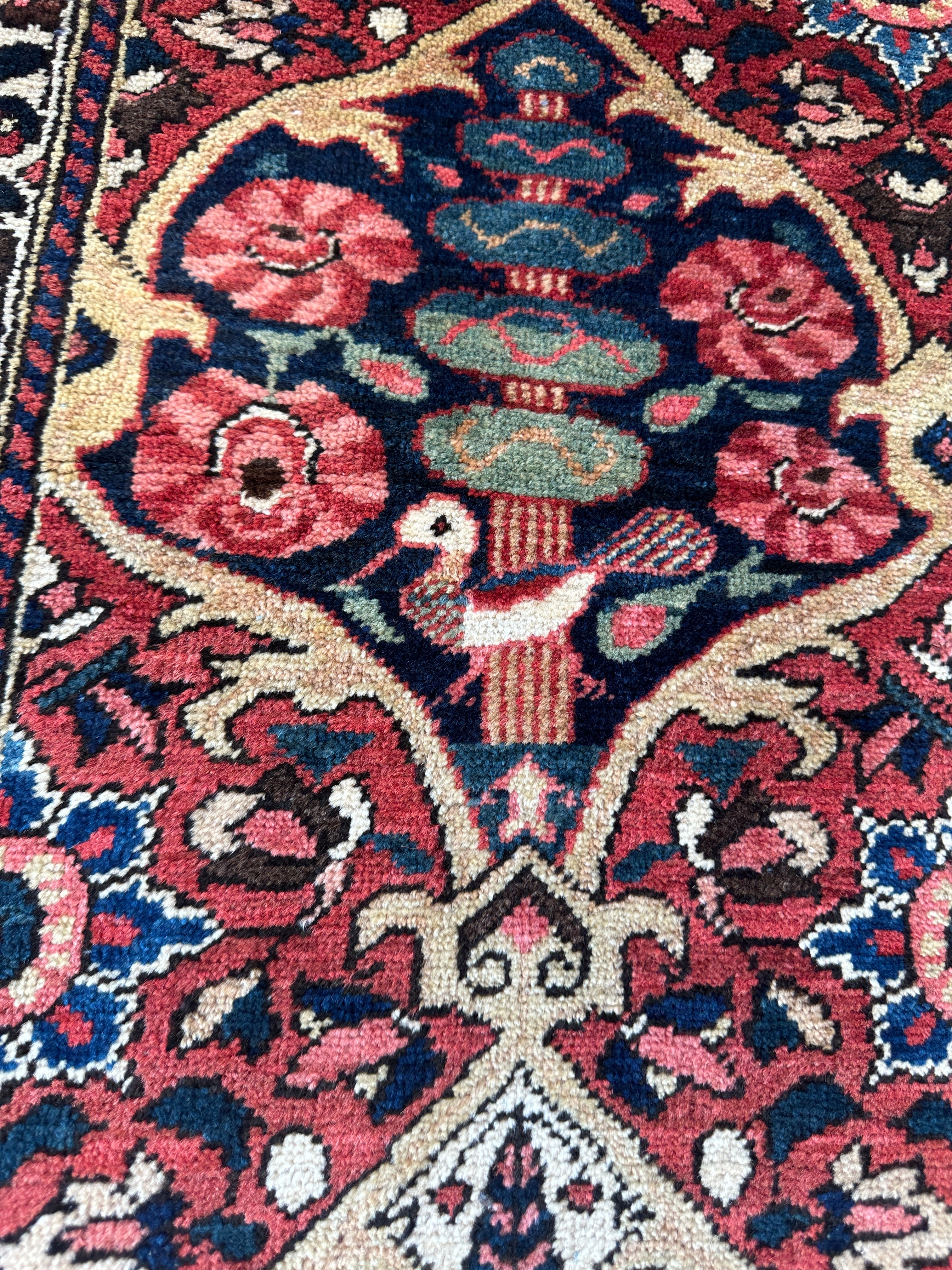 Antique Bakhtiari Rug Circa 1930’s 4’7” x 7’