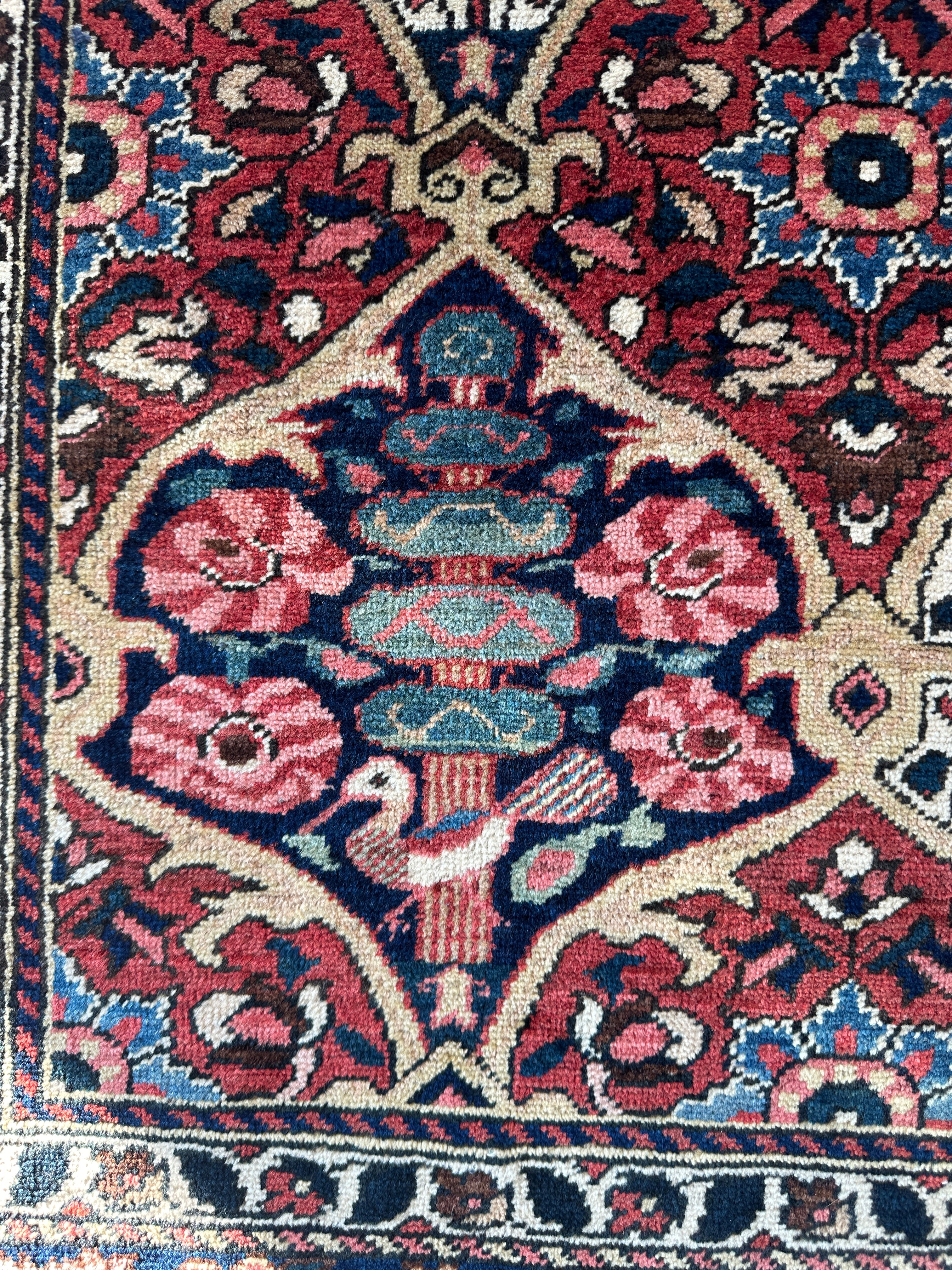 Antique Bakhtiari Rug Circa 1930’s 4’7” x 7’