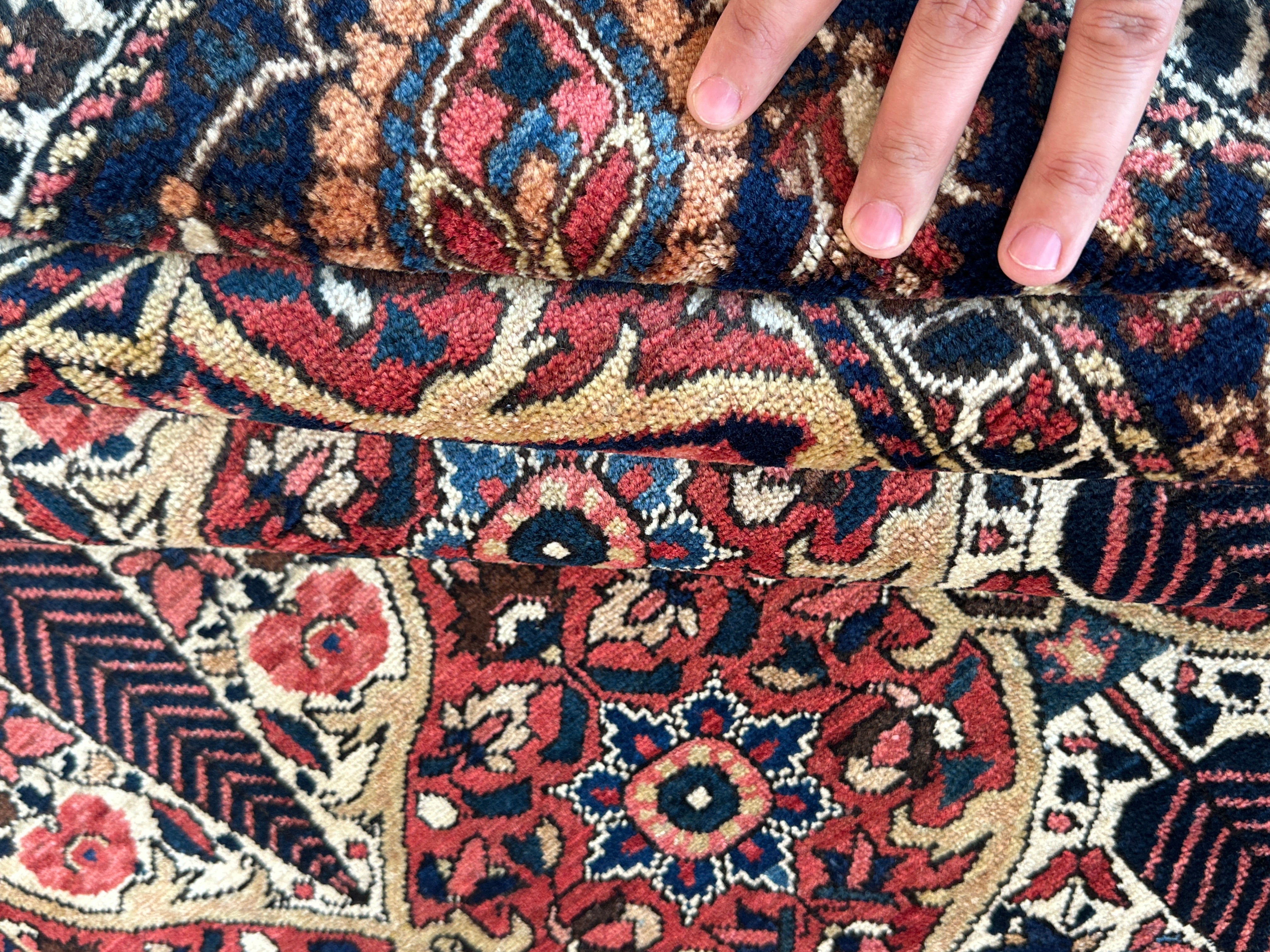 Antique Bakhtiari Rug Circa 1930’s 4’7” x 7’