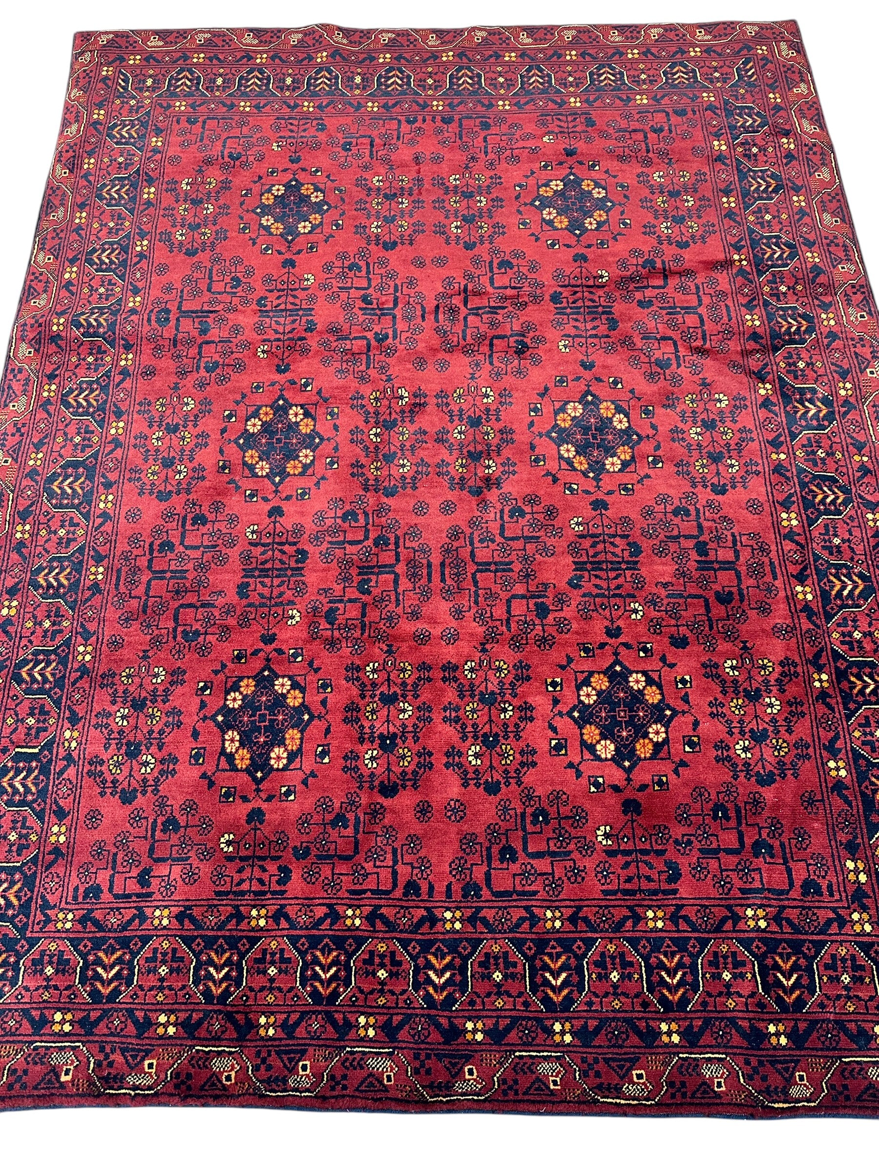 Afghani Area Rug I Turkoman Khal Mohammadi 4’9” x 6’2”