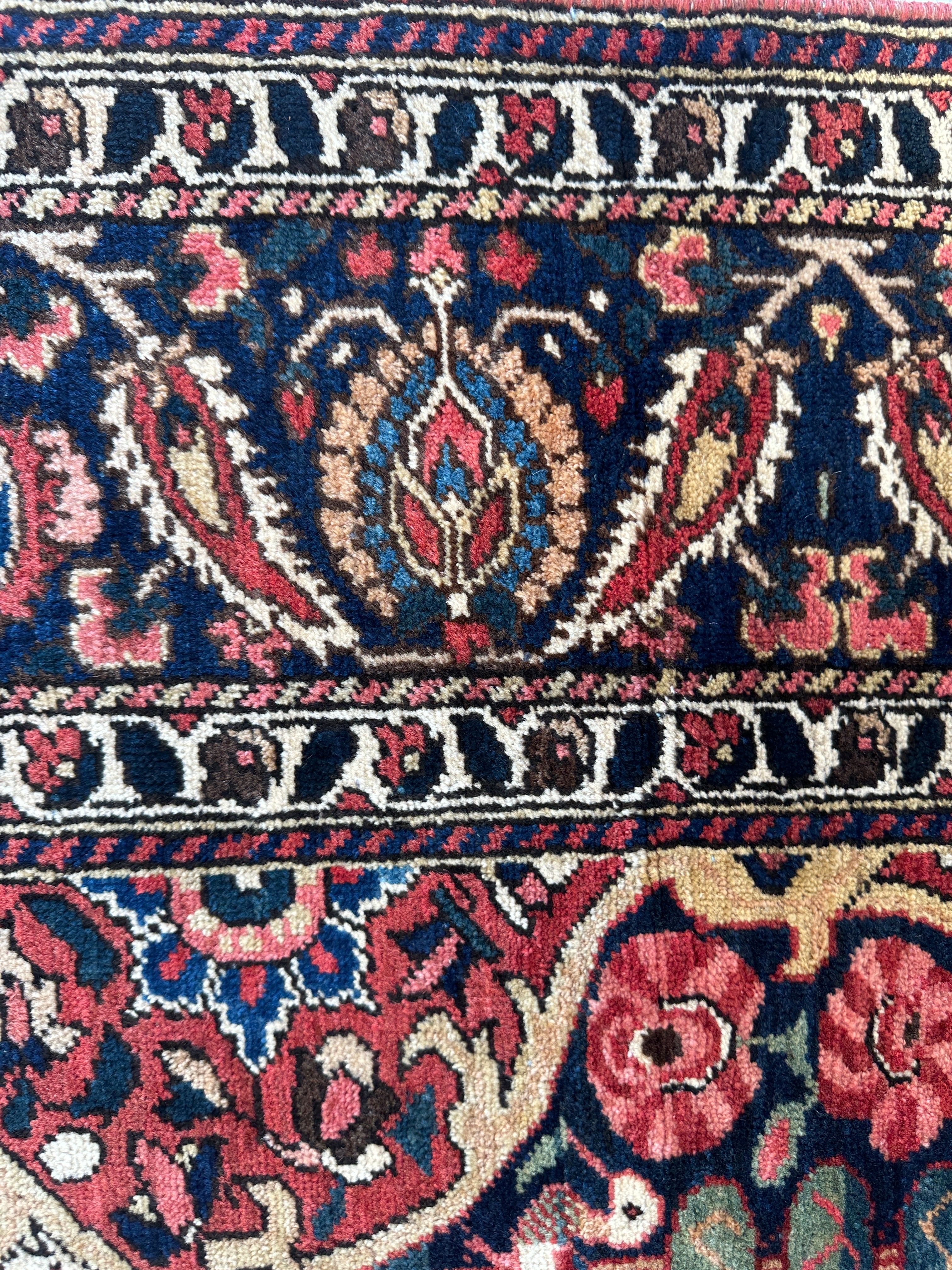 Antique Bakhtiari Rug Circa 1930’s 4’7” x 7’