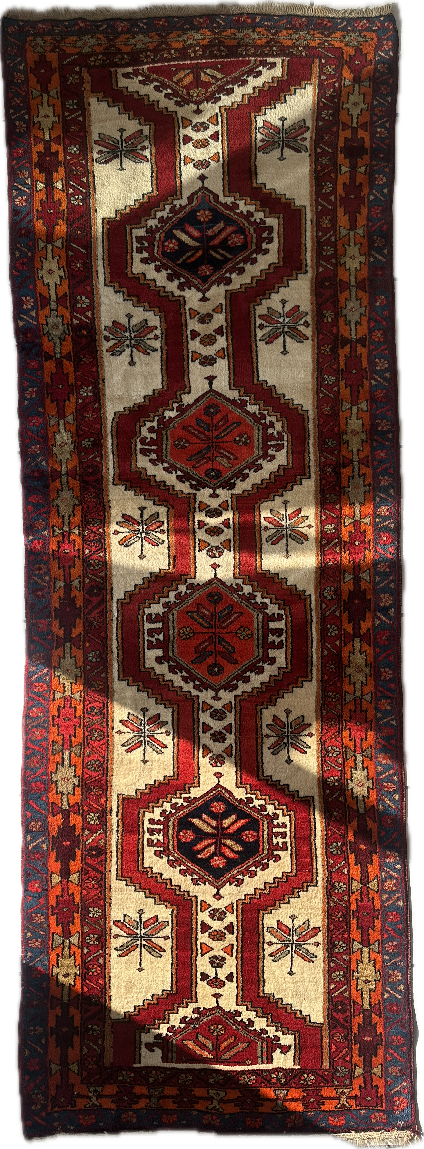 Persian Meshgi Wool Runner 3’6” x 9’10”