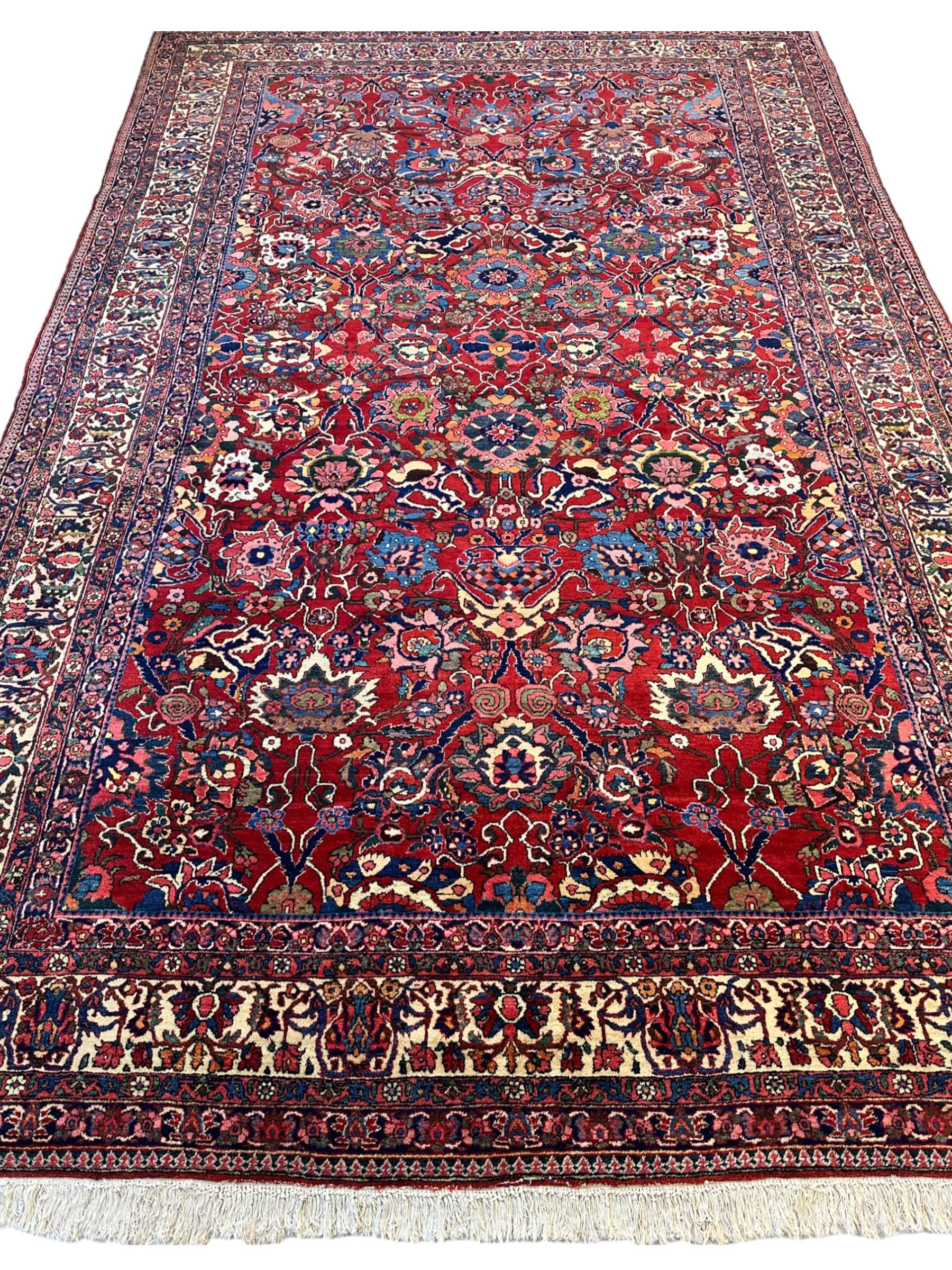 Antique Persian Bakhtiari Rug – Timeless Masterpiece 8'6" x 13'2"