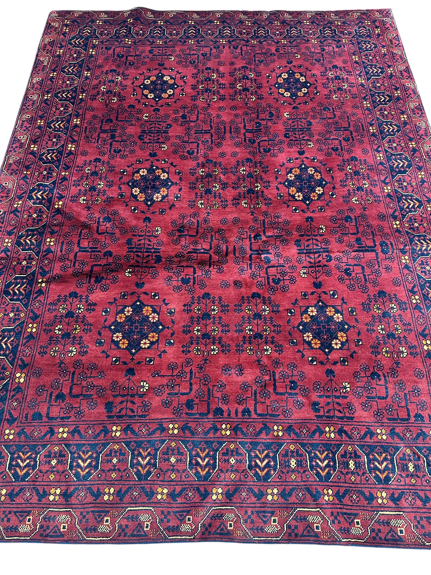 Afghani Area Rug I Turkoman Khal Mohammadi 4’9” x 6’2”