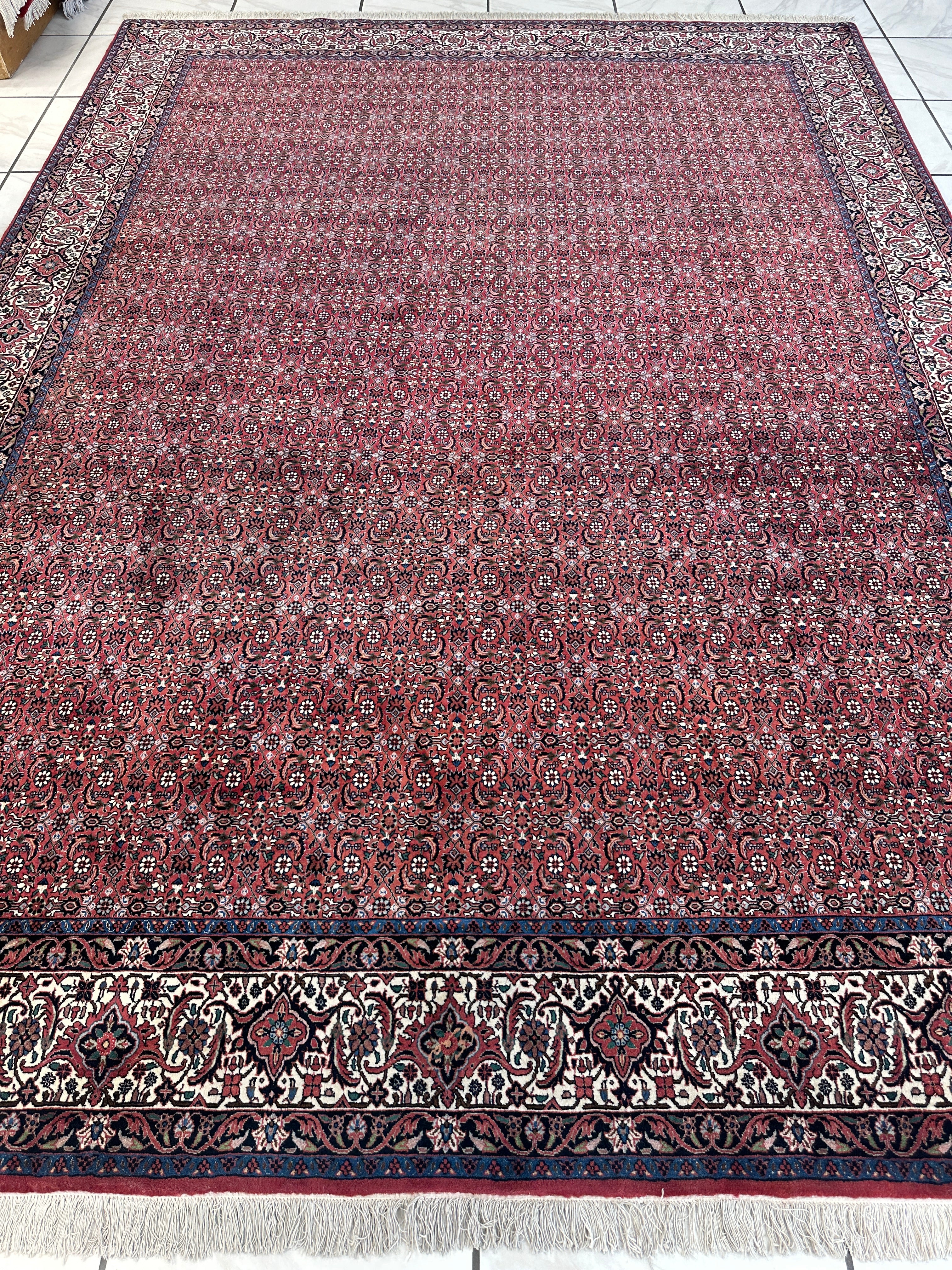 Prrsian Bidjar Herati Allover Area Rug 8’4” x 11’8”