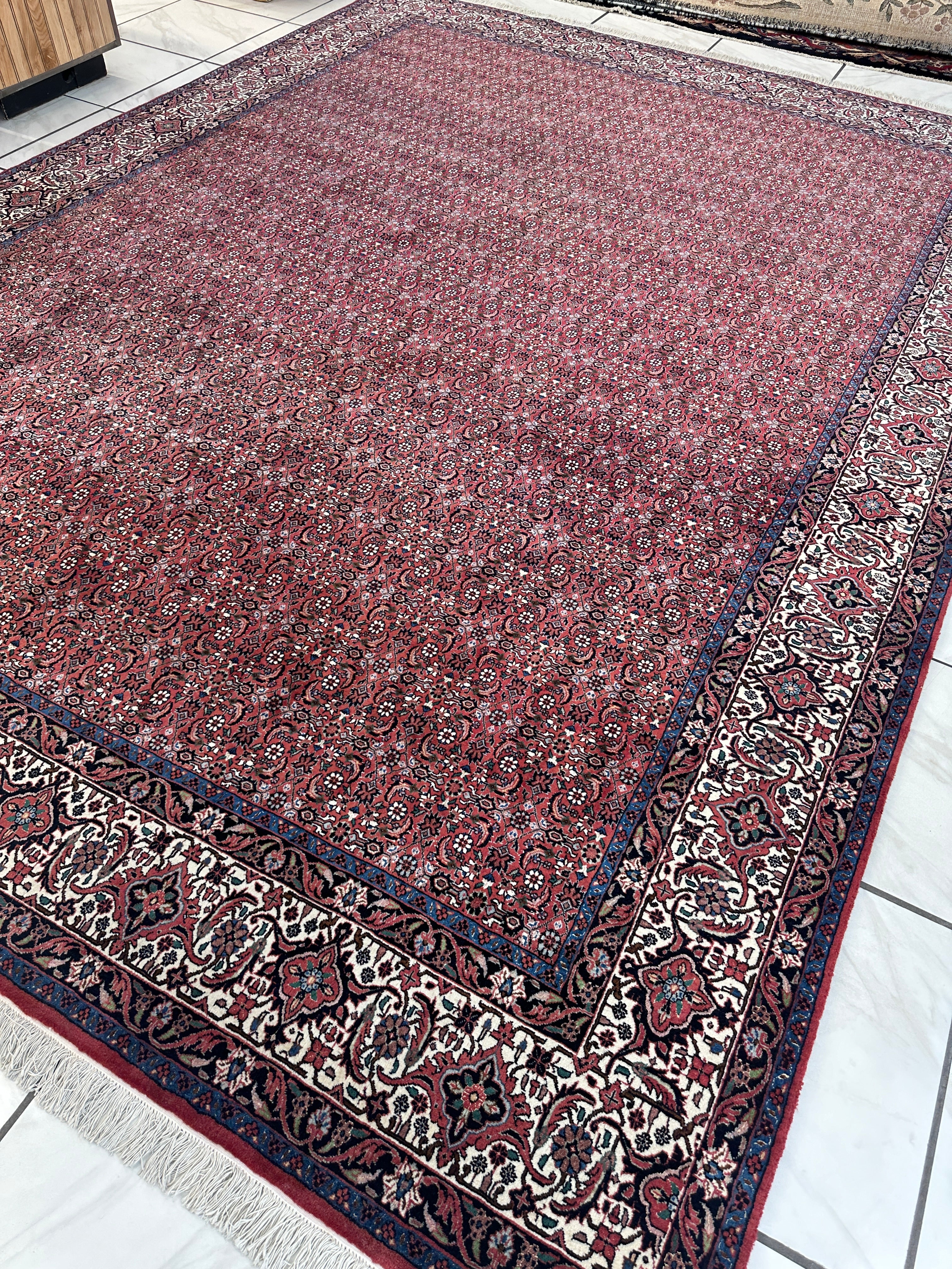 Prrsian Bidjar Herati Allover Area Rug 8’4” x 11’8”