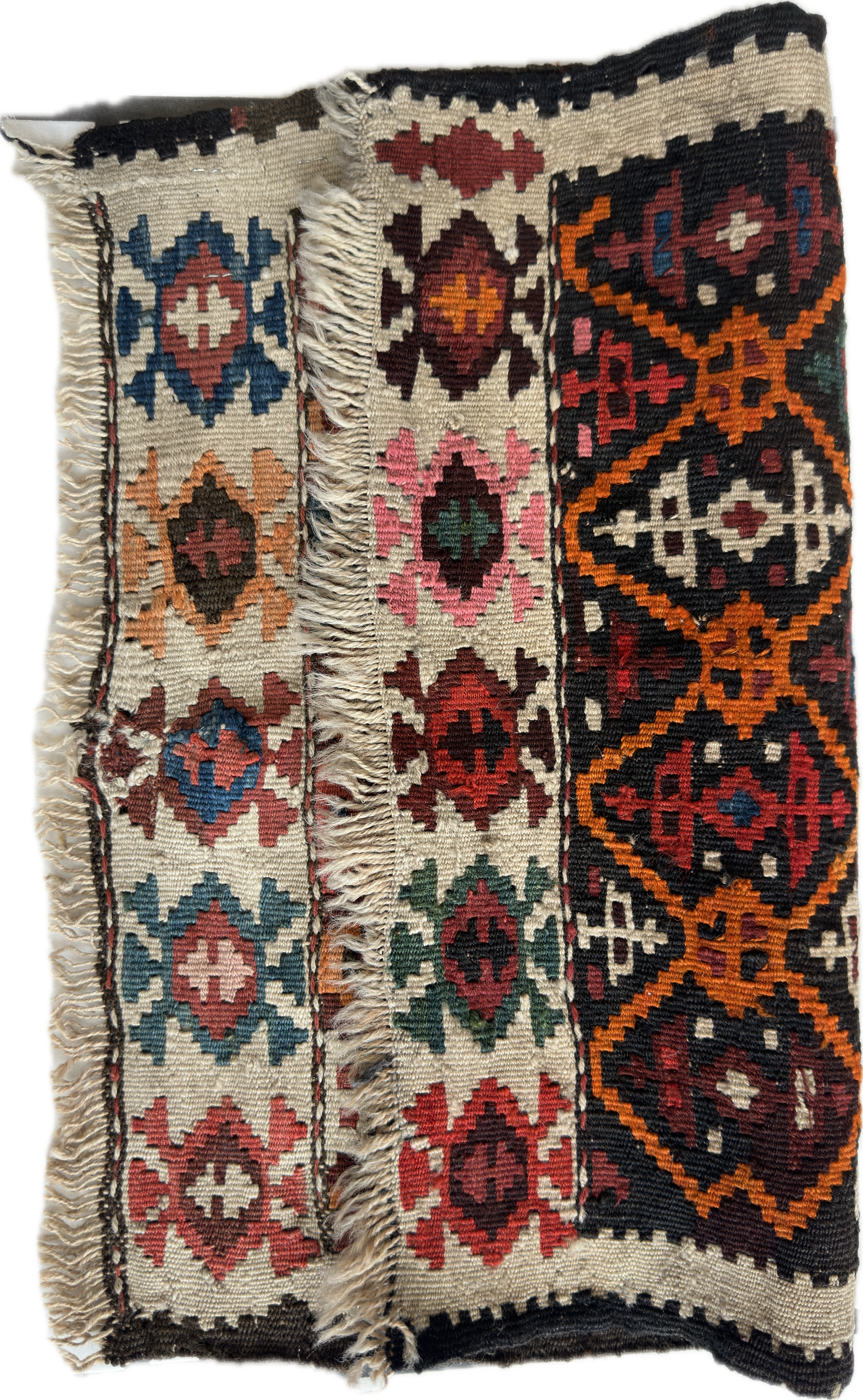 Antique Tribal Shahsavan Caucasian Bagface - 26" X 18"