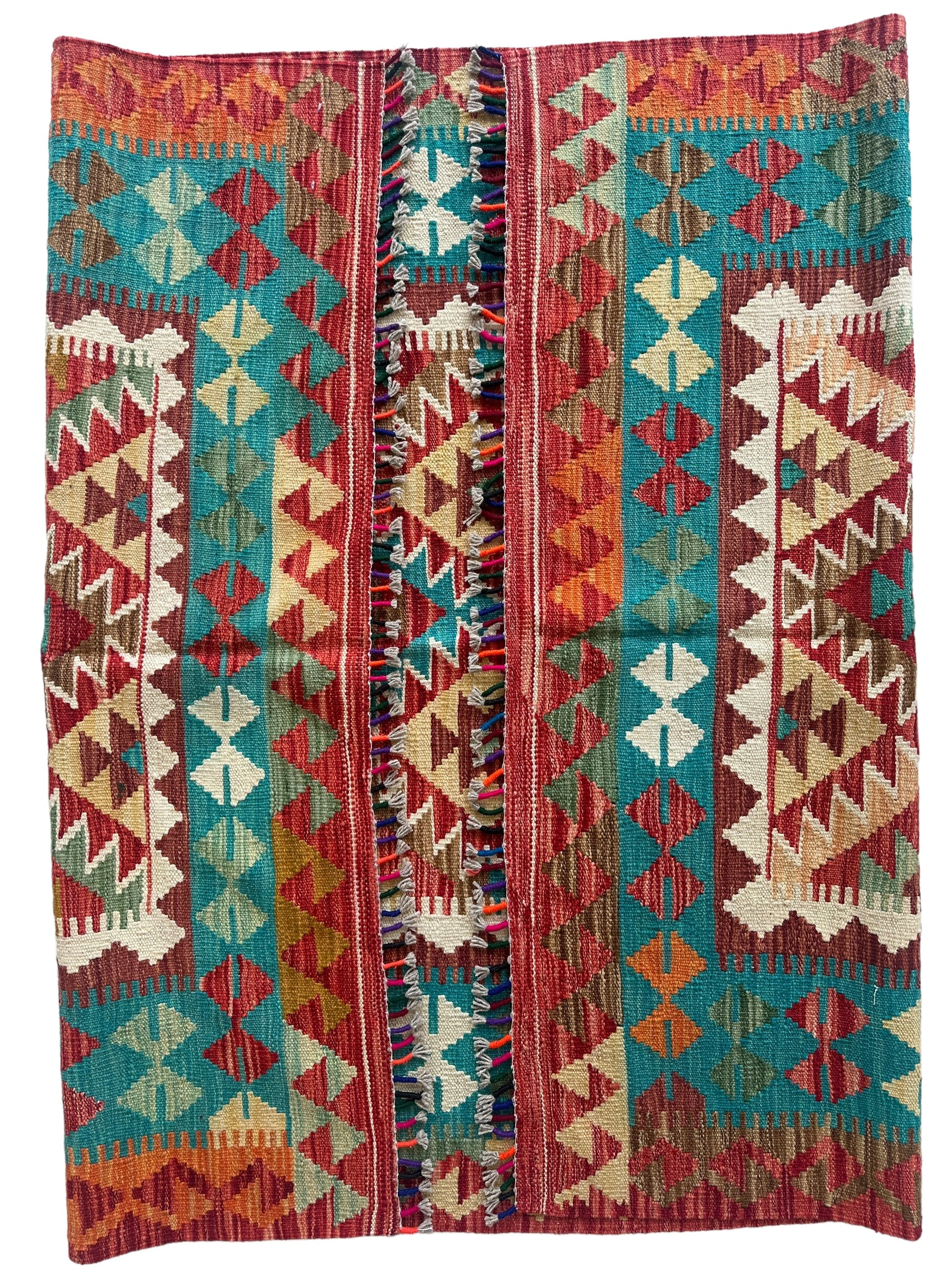 Afghani Chobi Kilim Rug 4’10” x 6’10”