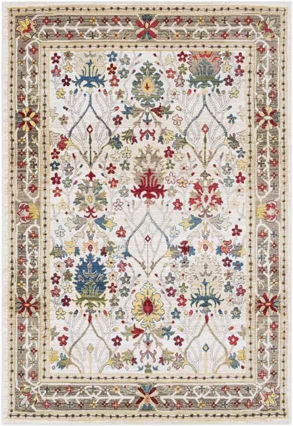 Aaden Traditional Cream Area Rug