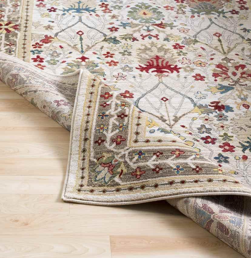 Aaden Traditional Cream Area Rug