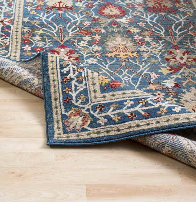 Aaden Traditional Navy Area Rug