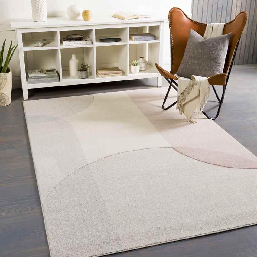 Aalten Modern Beige Area Rug