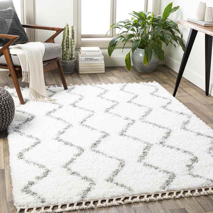 Aarle Global White Area Rug