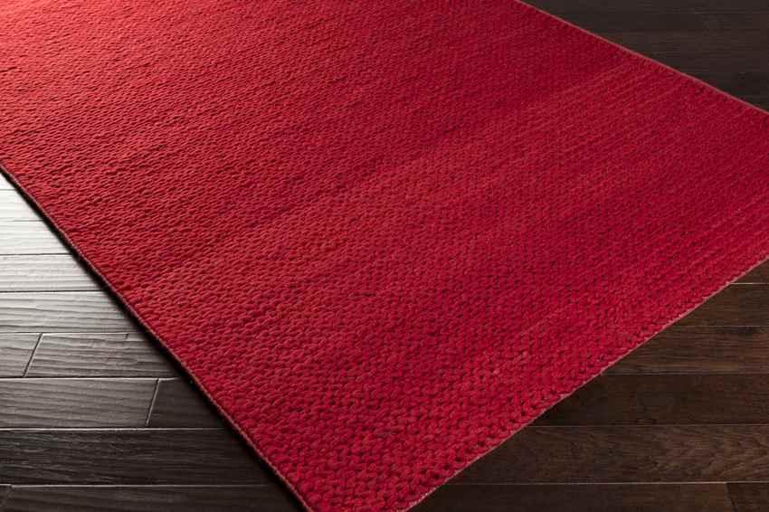 Aaron Modern Venetian Red Area Rug