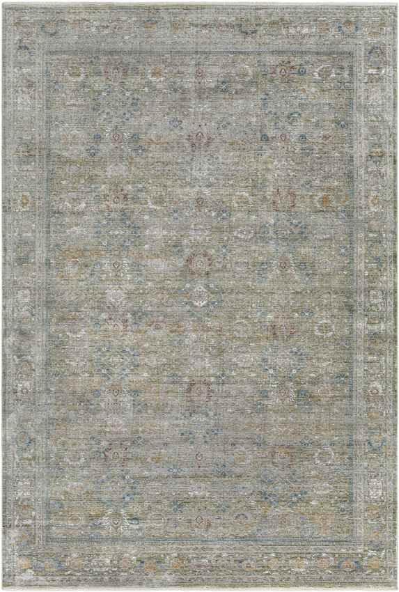 Abbas Traditional Olive/Gray Area Rug