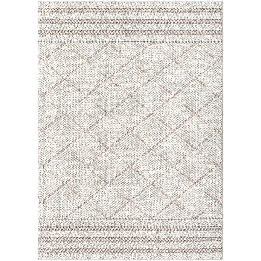 Abigayle Modern Light Brown/Ivory Area Rug