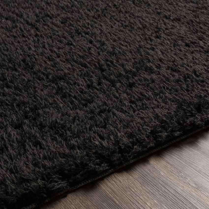 Abraham Modern Black Area Rug