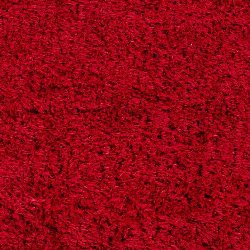 Abraham Modern Bright Red Area Rug