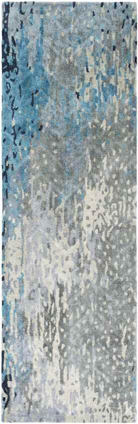 Abril Modern Teal Area Rug