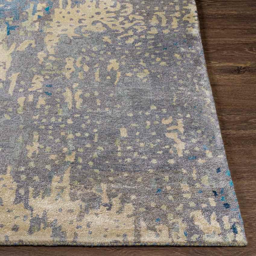 Abril Modern Teal Area Rug