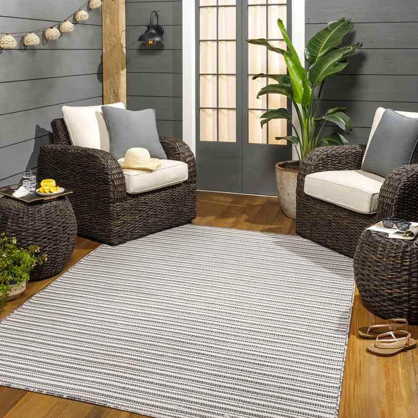 Acheri Modern Charcoal Area Rug