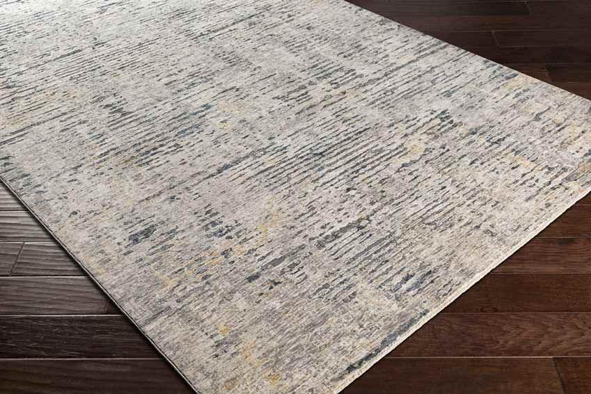 Achtmaal Modern Light Gray Area Rug