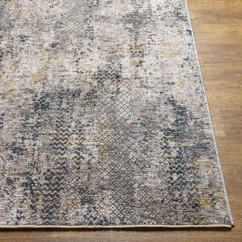 Achtmaal Modern Light Gray Area Rug