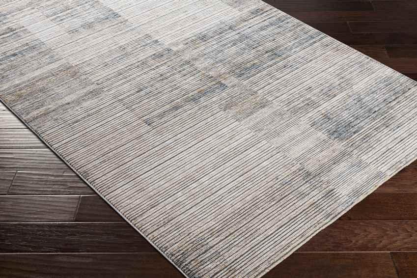 Achtmaal Modern Light Gray Area Rug