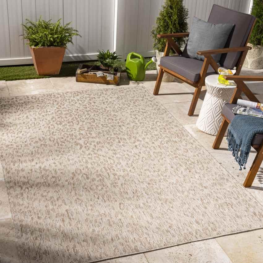 Ackley Modern Beige Area Rug