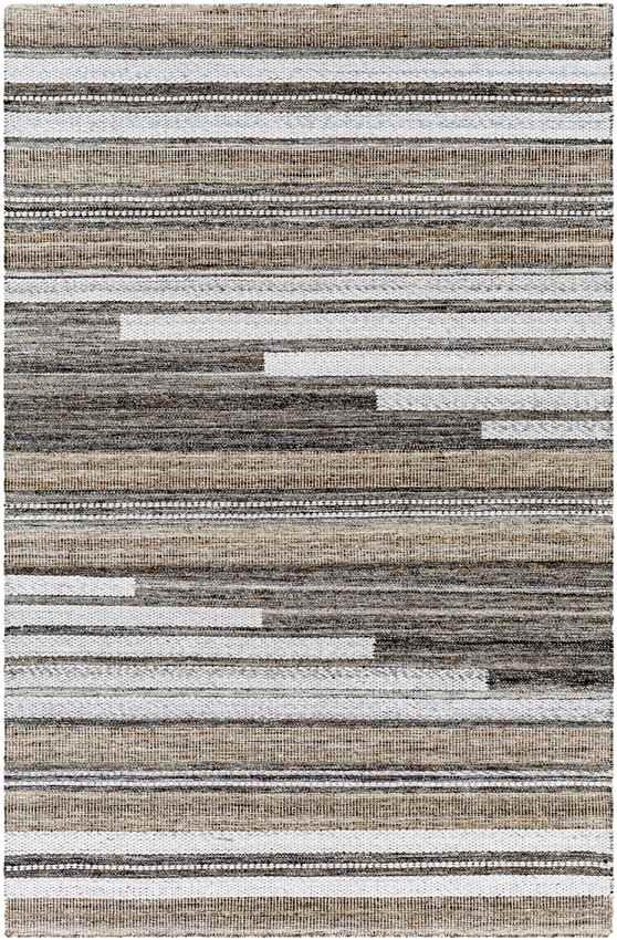 Ada Modern Charcoal Area Rug