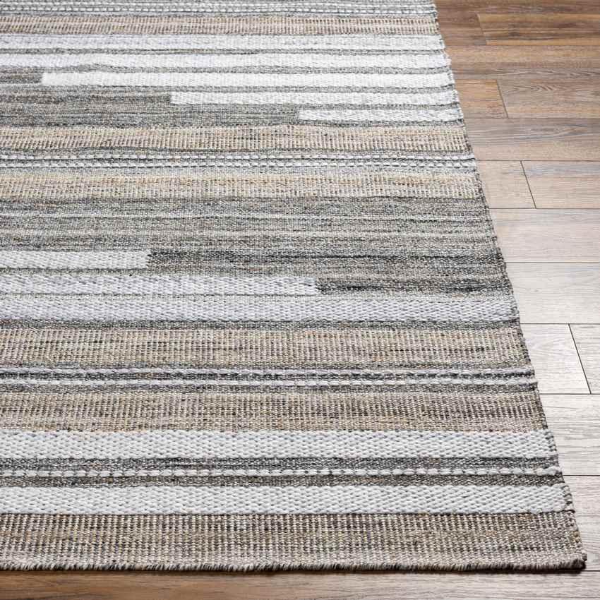 Ada Modern Charcoal Area Rug