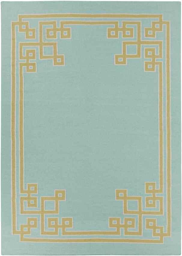 Adrian Modern Aqua Area Rug