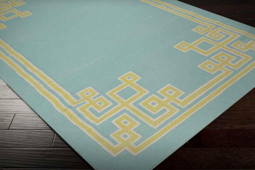 Adrian Modern Aqua Area Rug