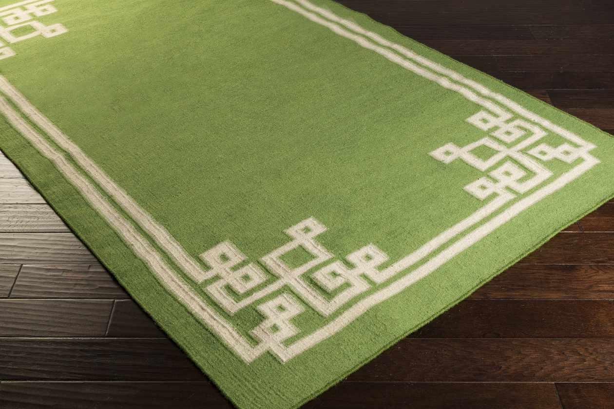 Adrian Modern Green Area Rug