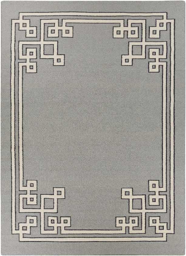 Adrian Modern Light Gray Area Rug