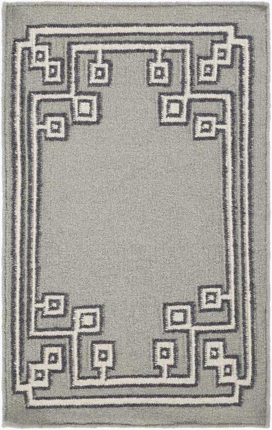 Adrian Modern Light Gray Area Rug