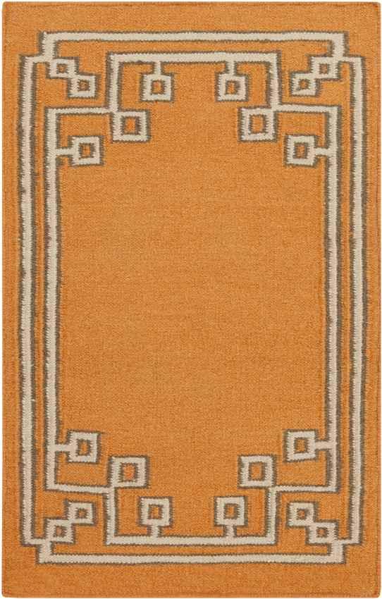 Adrian Modern Orange Area Rug