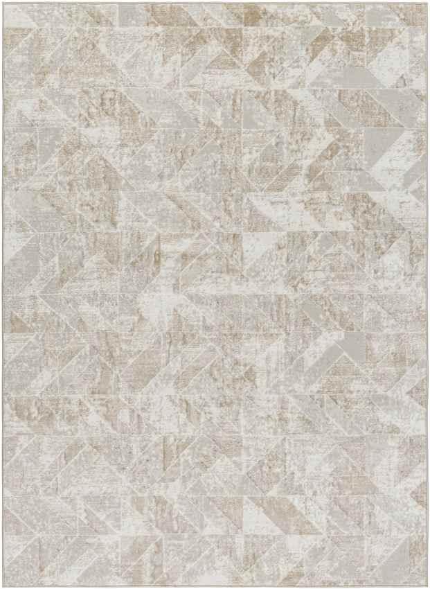 Adrion Modern Dark Brown/Ivory Area Rug