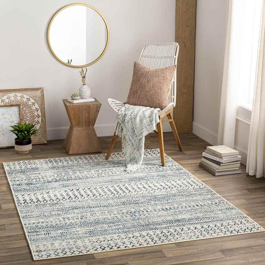 Advance Global Pale Blue Area Rug