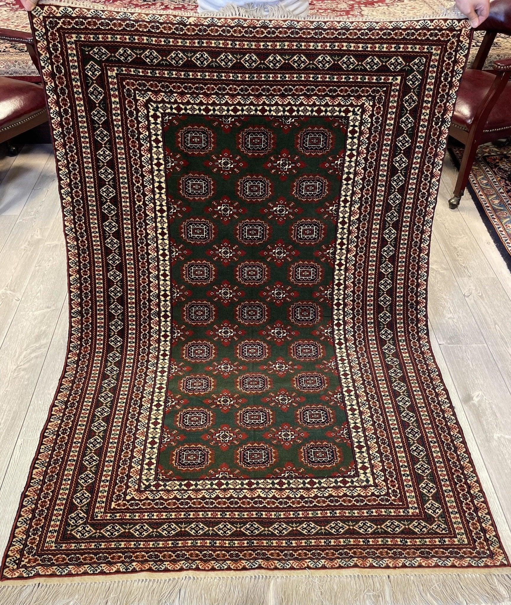 Afghani Area Rug I Zahir Shahi Herati 4X6 Ft