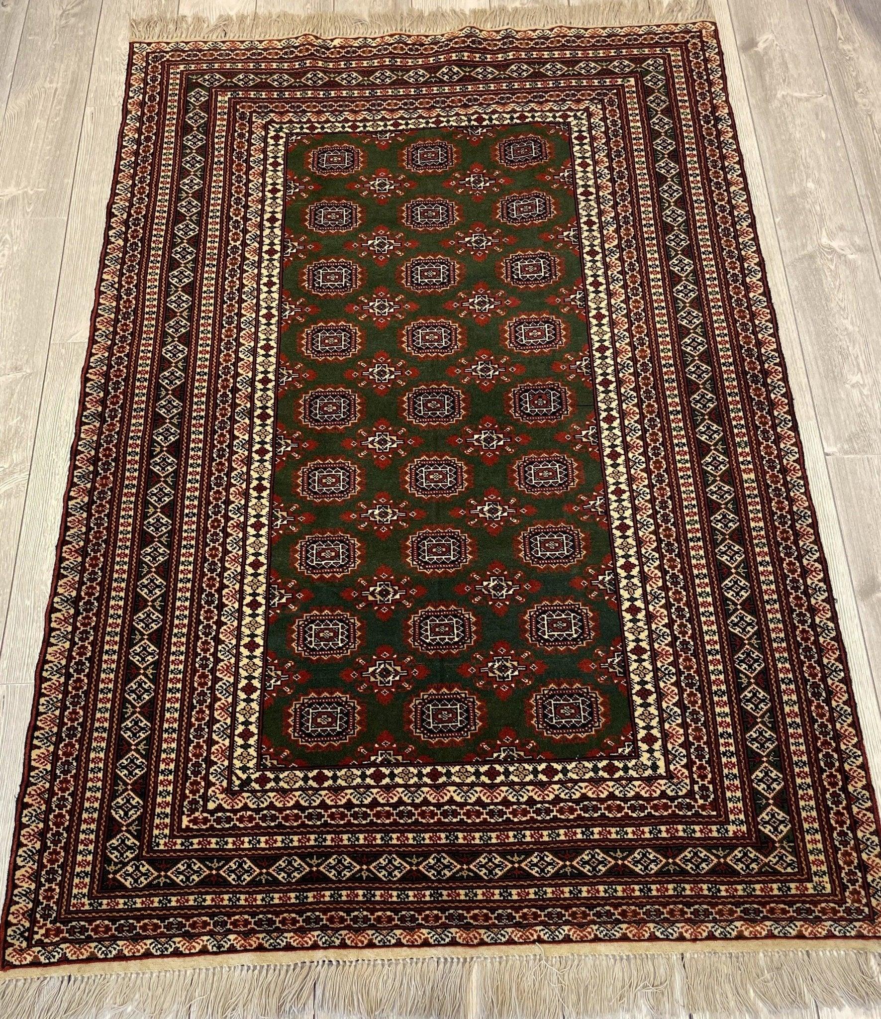 Afghani Area Rug I Zahir Shahi Herati 4X6 Ft