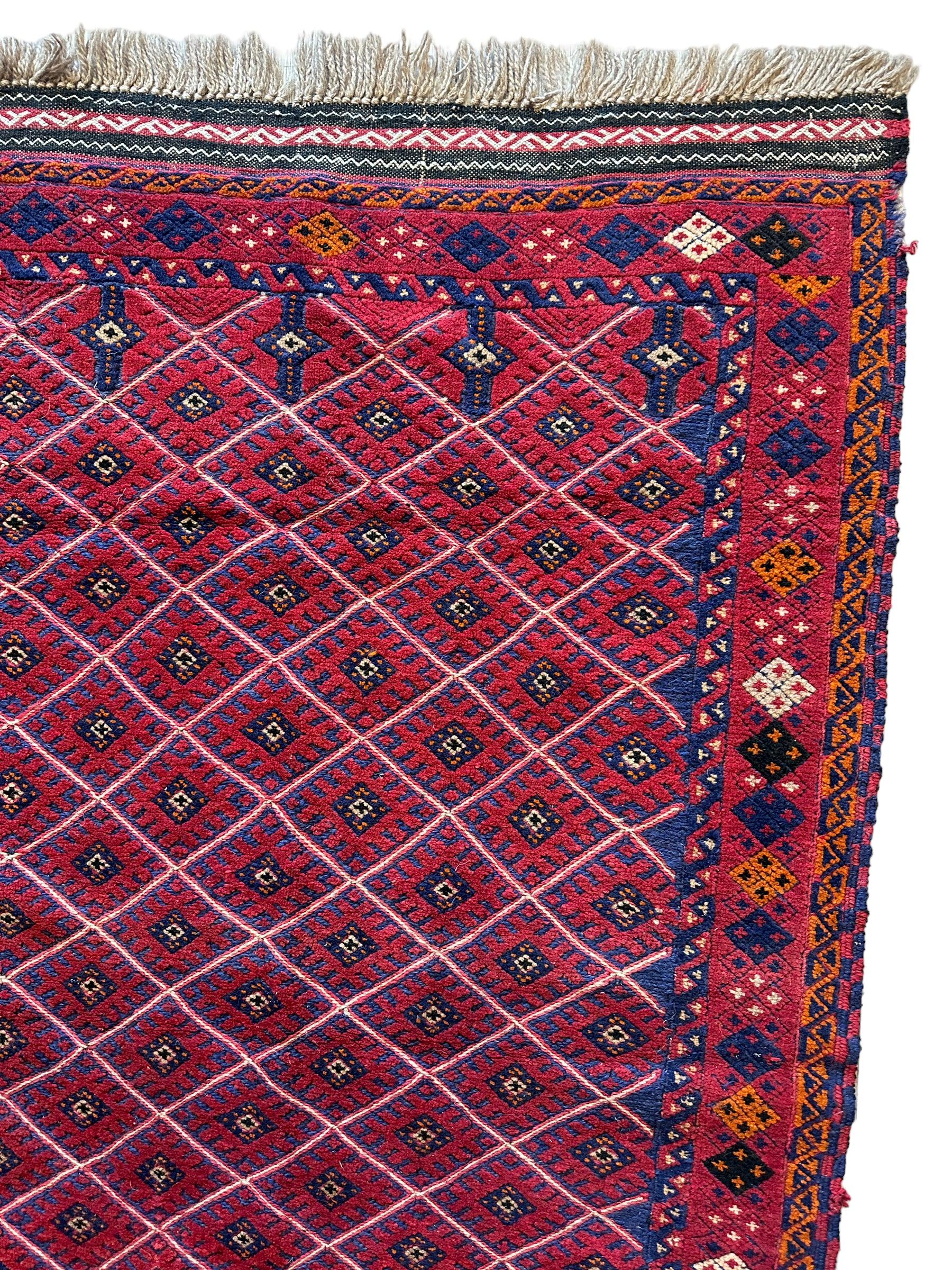 Afghani Meshwani Rug I Nakhunak Herati 36” x 54”