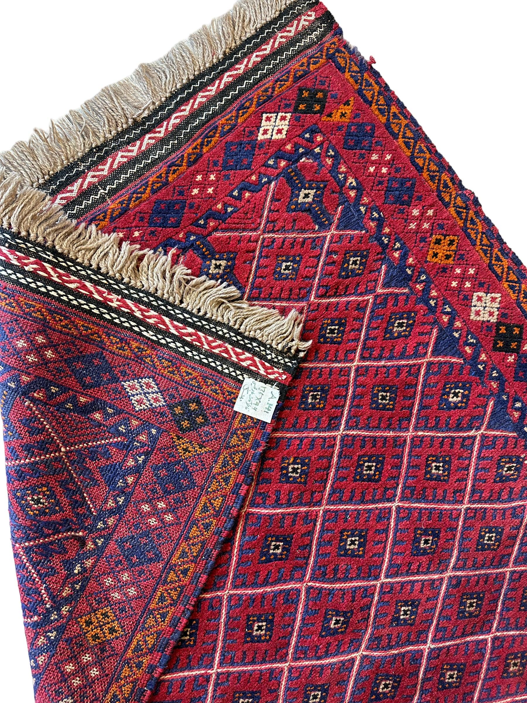 Afghani Meshwani Rug I Nakhunak Herati 36” x 54”