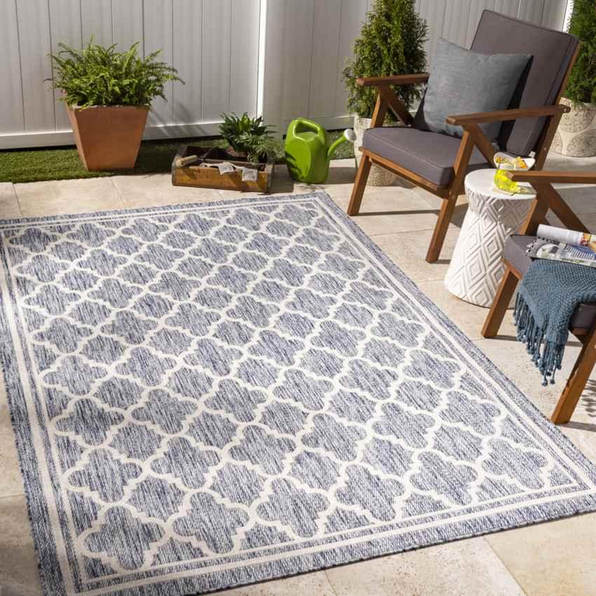 Agenda Traditional Denim Area Rug